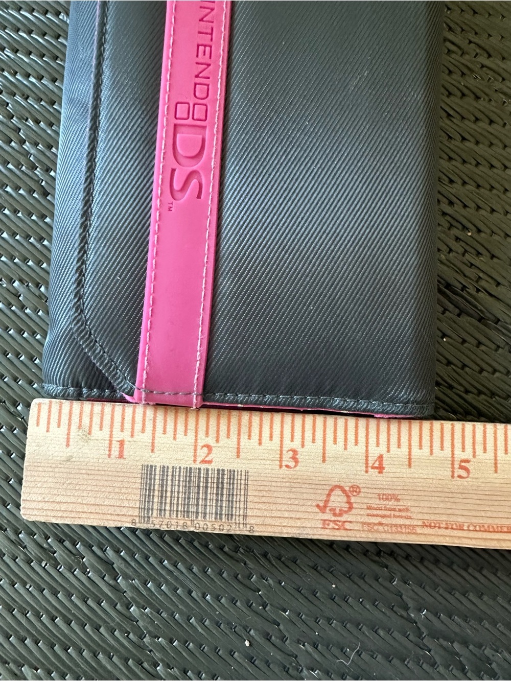 Nintendo DS Wallet Pink Gray Travel Carrying Case - Picture 11 of 13